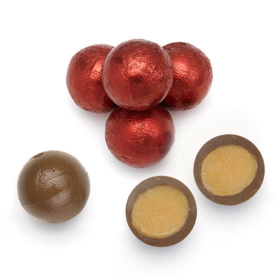 Red Caramel Balls Caramel Candy